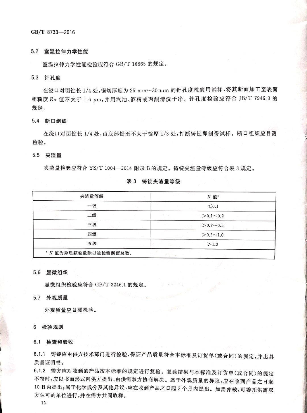 铸造铝合金锭国家标准查询