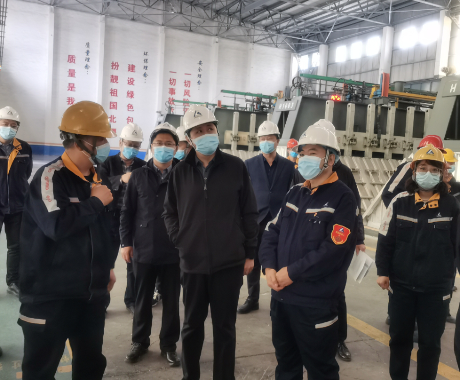 市委副书记王征宇调研包铝环保工作