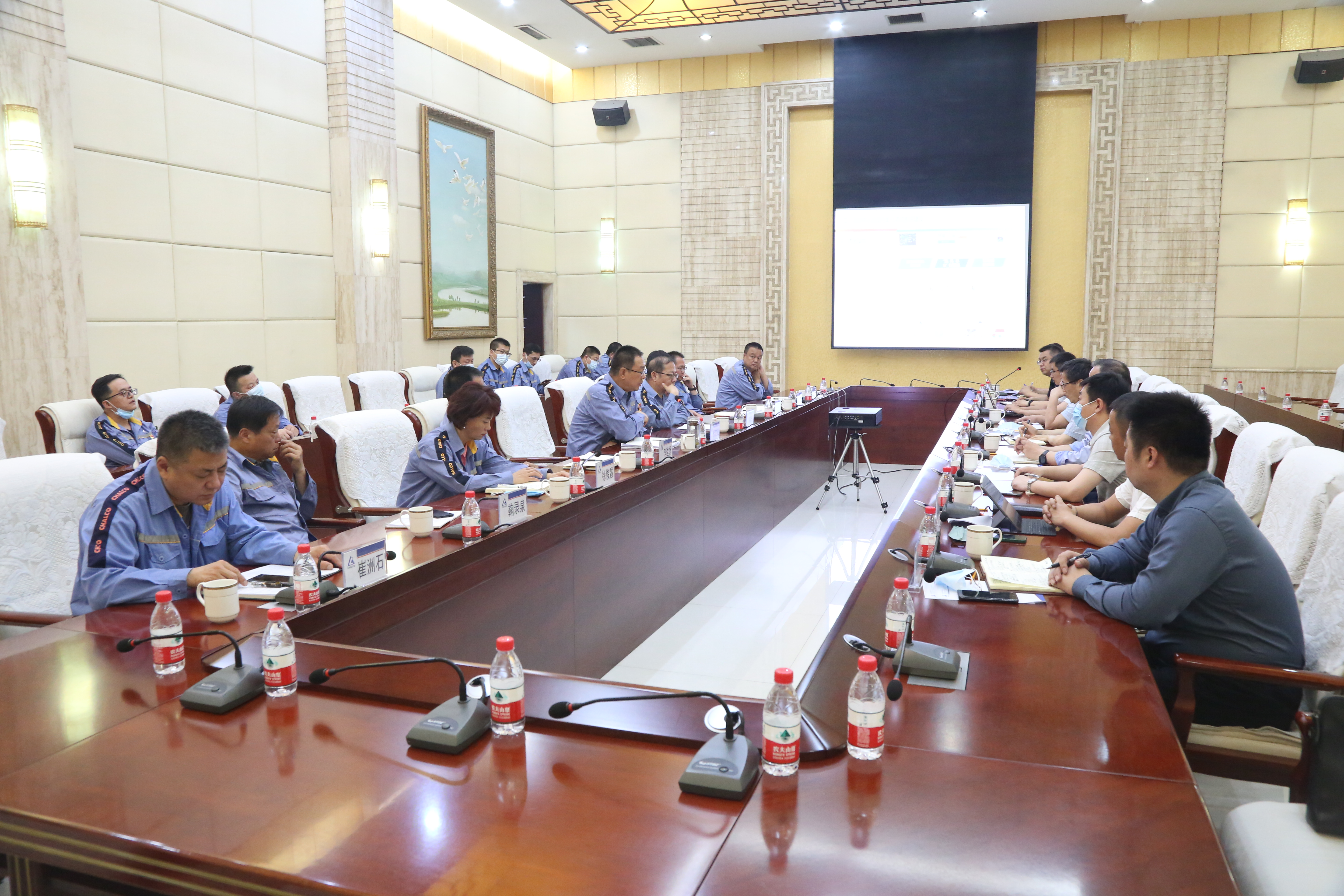 国核院一行到包铝现场踏勘