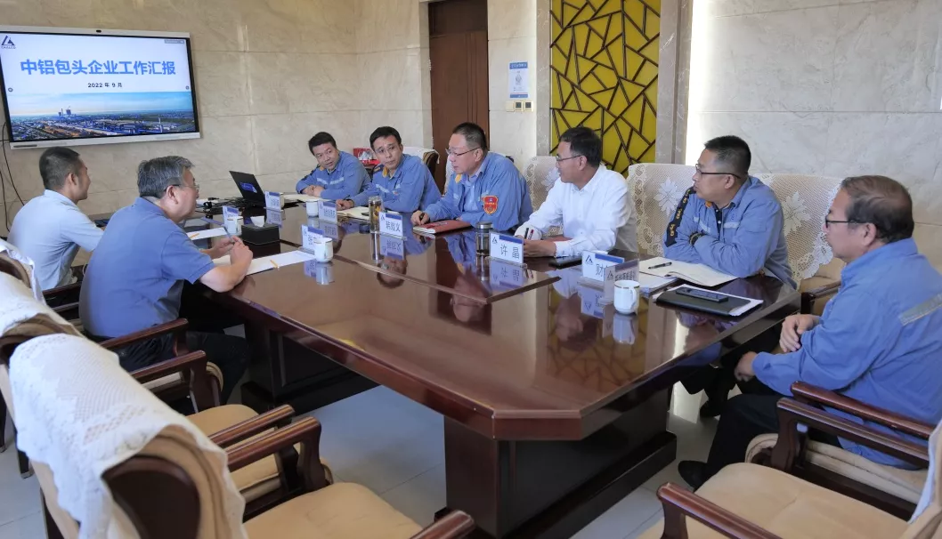中铝股份外部董事张吉龙调研包铝