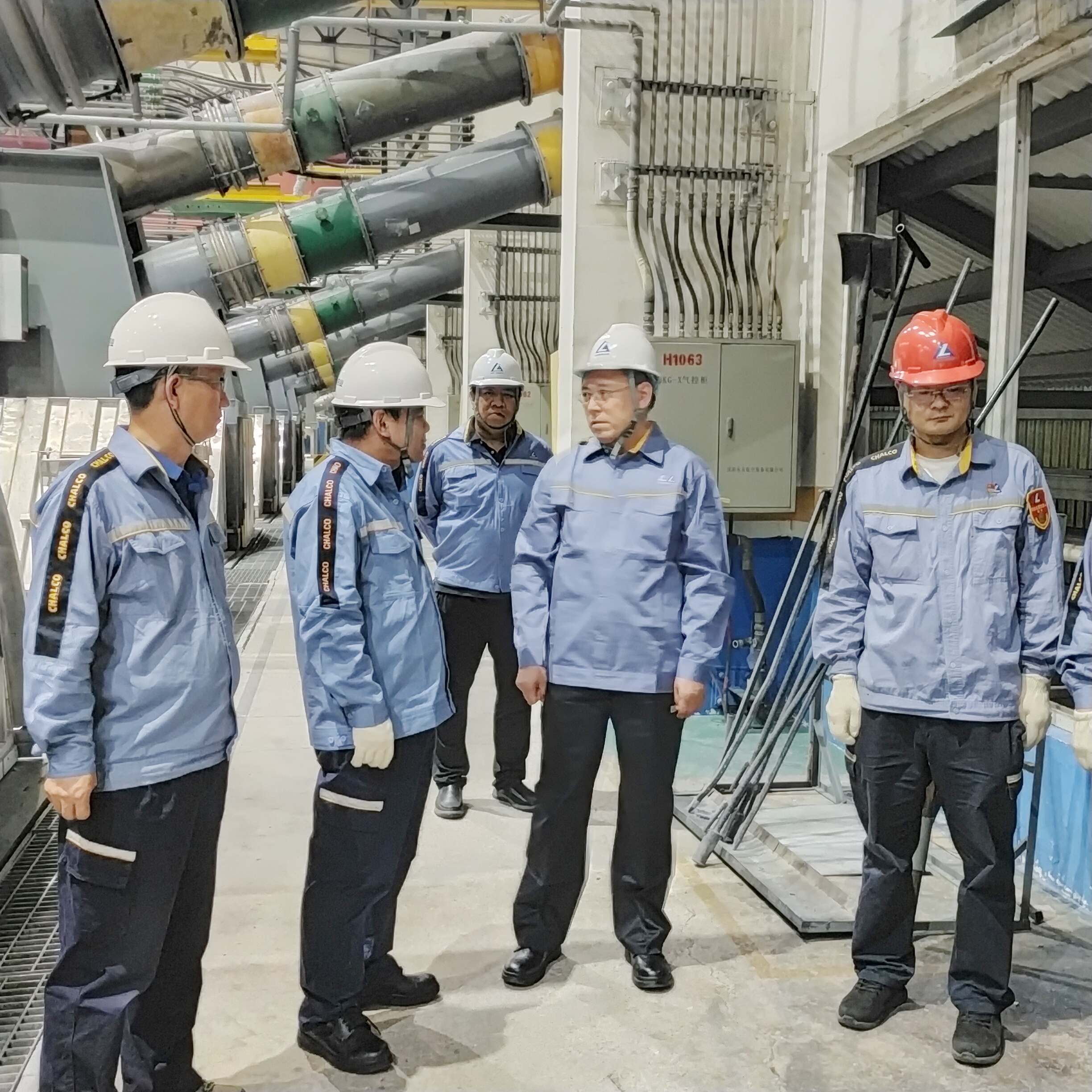 中铝股份总裁朱润洲调研包铝