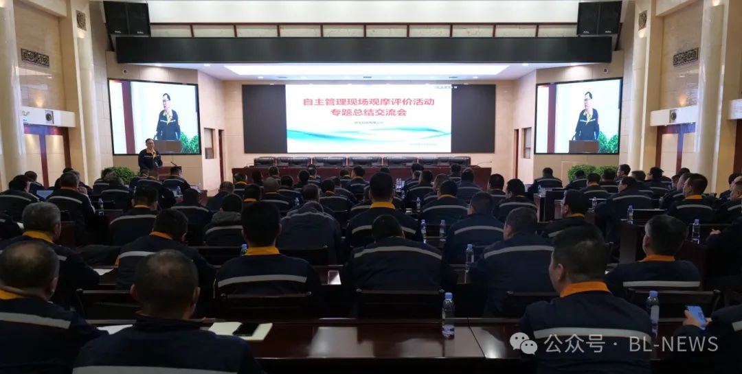 公司召开第二次专项自主管理现场观摩评价活动专题总结交流会