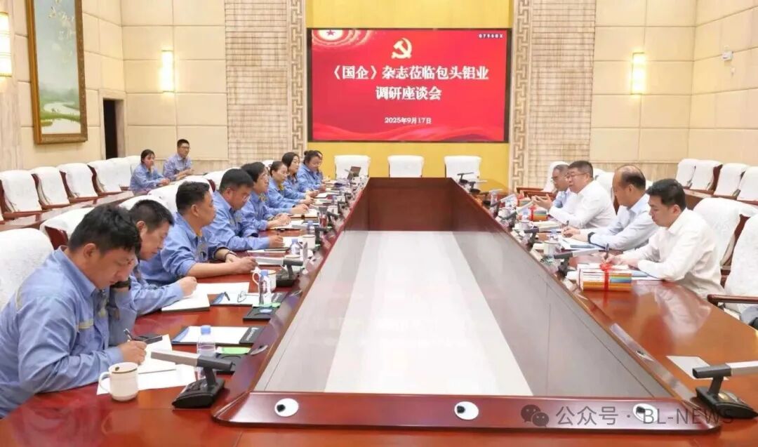 中国企业改革与发展研究会领导到包铝开展专题调研